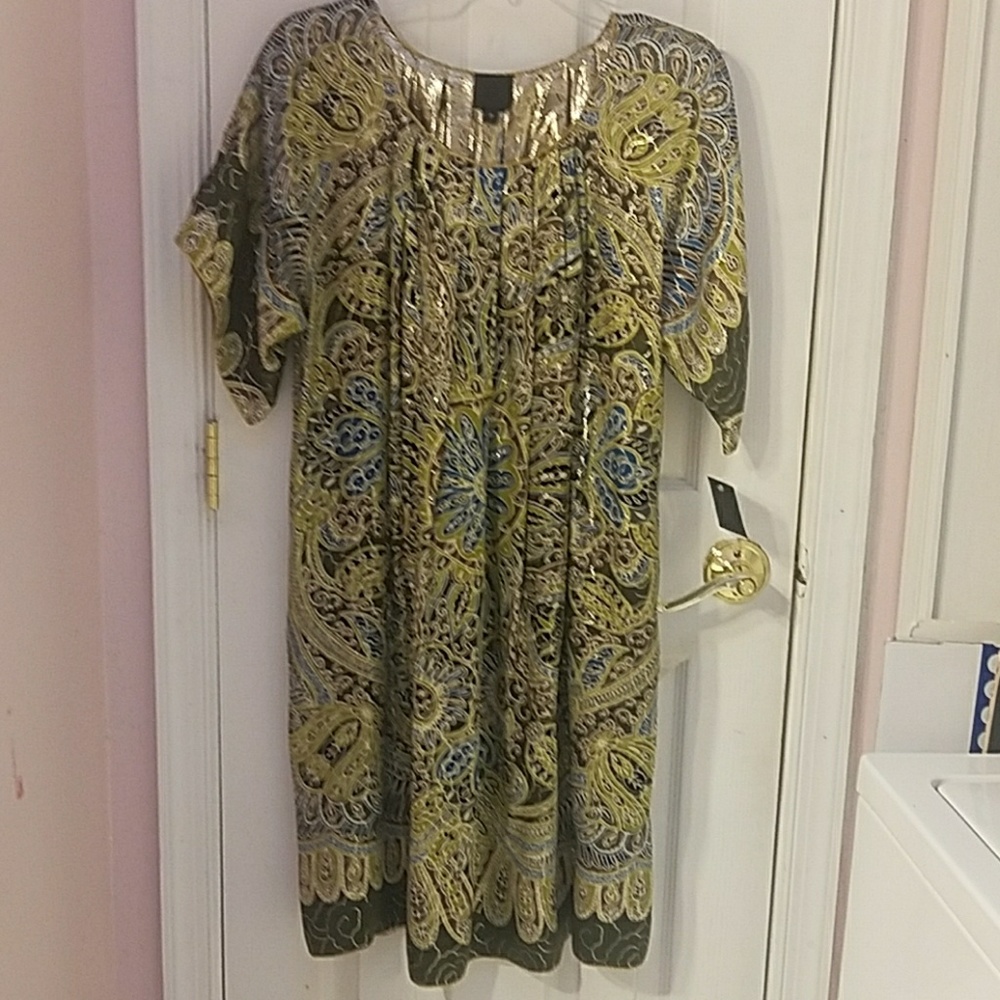 Brand New ANNA SUI Silk tunic dress